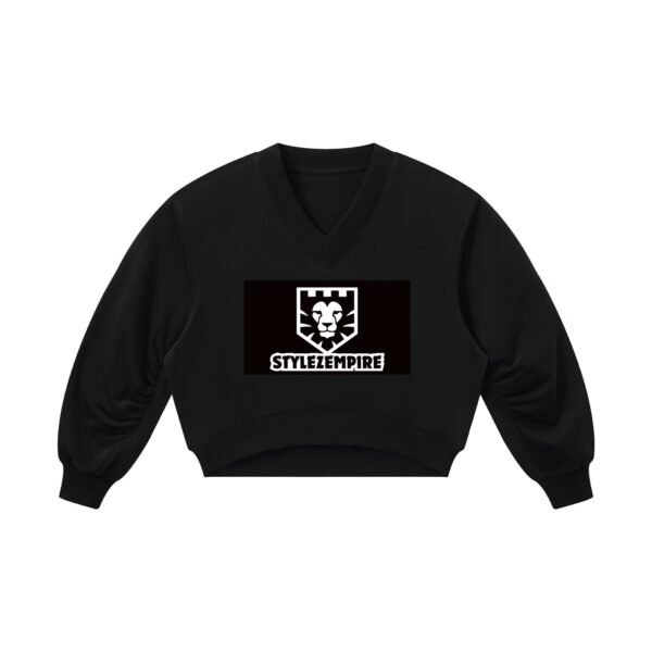 https://ajmall-vc-public-bucket.oss-us-west-1.aliyuncs.com/hugepod/material/custom_printing/3ae523ce9cc741d8a2600ecc0969a9da.png Women’s Crop V-Neck Sweatshirt