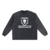 Snow Washed Frayed Edge SweatShirt