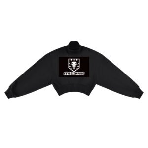 https://ajmall-vc-public-bucket.oss-us-west-1.aliyuncs.com/hugepod/material/custom_printing/62874d8c933d45cfbcbdec3675059c96.png Women's Crop Mock Neck Sweatshirt