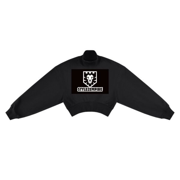 https://ajmall-vc-public-bucket.oss-us-west-1.aliyuncs.com/hugepod/material/custom_printing/62874d8c933d45cfbcbdec3675059c96.png Women's Crop Mock Neck Sweatshirt