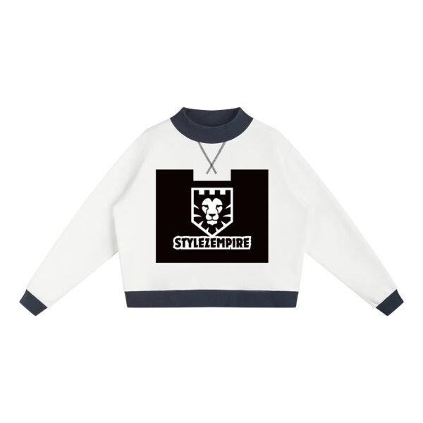 https://ajmall-vc-public-bucket.oss-us-west-1.aliyuncs.com/hugepod/material/custom_printing/91bc8db147ce47e18103d934f4f17933.png Women’s Mock Neck Crewneck Sweatshirt