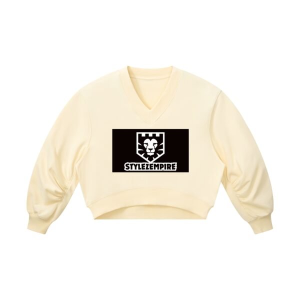 https://ajmall-vc-public-bucket.oss-us-west-1.aliyuncs.com/hugepod/material/custom_printing/a75871ba9f4f40bab44240fb38418c4b.png Women’s Crop V-Neck Sweatshirt