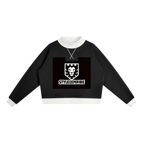 https://ajmall-vc-public-bucket.oss-us-west-1.aliyuncs.com/hugepod/material/custom_printing/a84de022b5c34301a32b320ce87a00db.png Women’s Mock Neck Crewneck Sweatshirt
