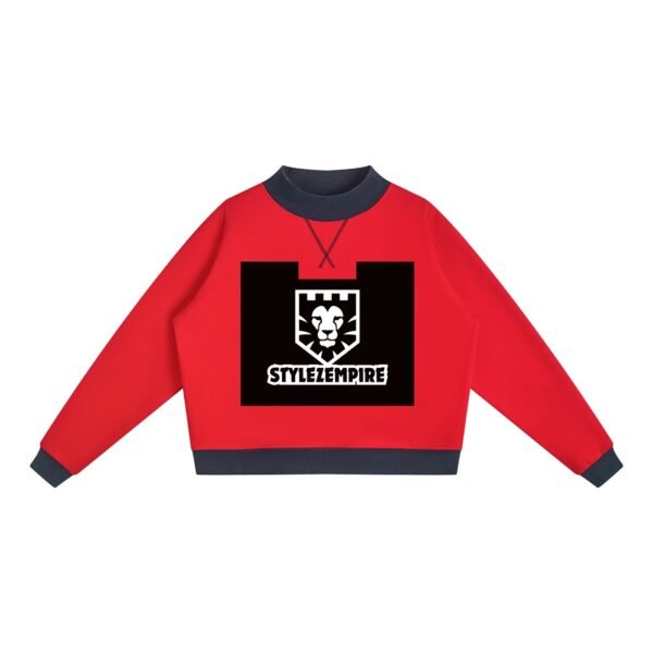 https://ajmall-vc-public-bucket.oss-us-west-1.aliyuncs.com/hugepod/material/custom_printing/b5340053bb42408a81080c4f788c3bd5.png Women’s Mock Neck Crewneck Sweatshirt