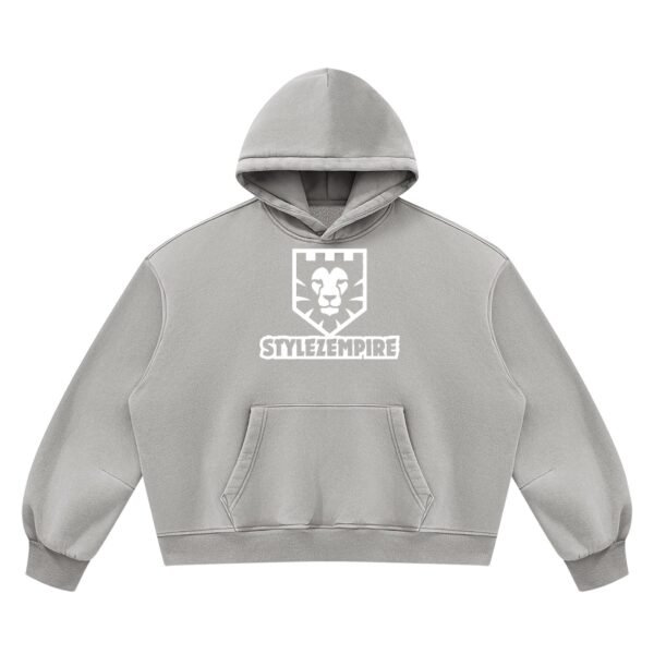 Unisex Vintage Wash Boxy Fleece Hoodie