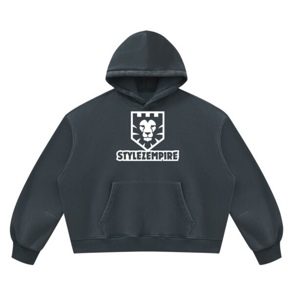 Unisex Vintage Wash Boxy Fleece Hoodie
