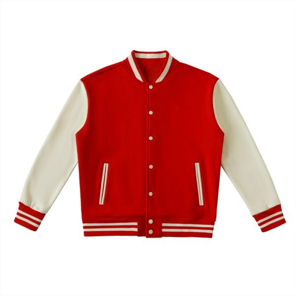 https://ajmall-vc-public-bucket.oss-us-west-1.aliyuncs.com/hugepod/material/custom_printing/5e13661126ac4889b61ecdd436abc066.png Two-Tone Fleeced Varsity Jacket