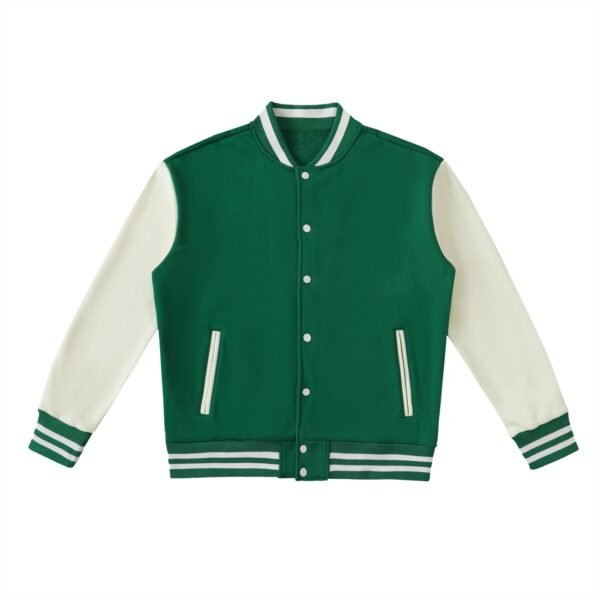 https://ajmall-vc-public-bucket.oss-us-west-1.aliyuncs.com/hugepod/material/custom_printing/6ca3ff88e0114457a64e462d46a658e9.png Two-Tone Fleeced Varsity Jacket