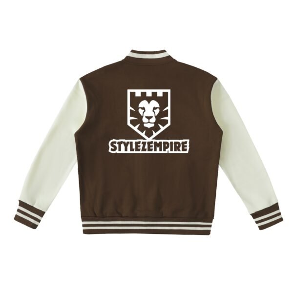 https://ajmall-vc-public-bucket.oss-us-west-1.aliyuncs.com/hugepod/material/custom_printing/e177983522744d3bab30e3ae7054d660.png Two-Tone Fleeced Varsity Jacket