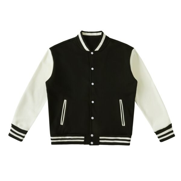 https://ajmall-vc-public-bucket.oss-us-west-1.aliyuncs.com/hugepod/material/custom_printing/f0082ba35657460c8aa5943eab0a5c46.png Two-Tone Fleeced Varsity Jacket